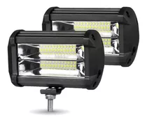 Pack 2 Focos Neblineros Led 72w Blanco Expansion Auto Moto