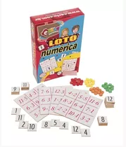 Jogo Loto Numérica, C/45 Peças, Matemática, Infantil, C/nf