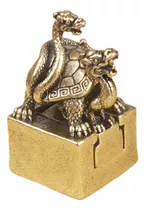 Xuanwu Estatua Sello Miniatura Estatuilla Escultura Animal