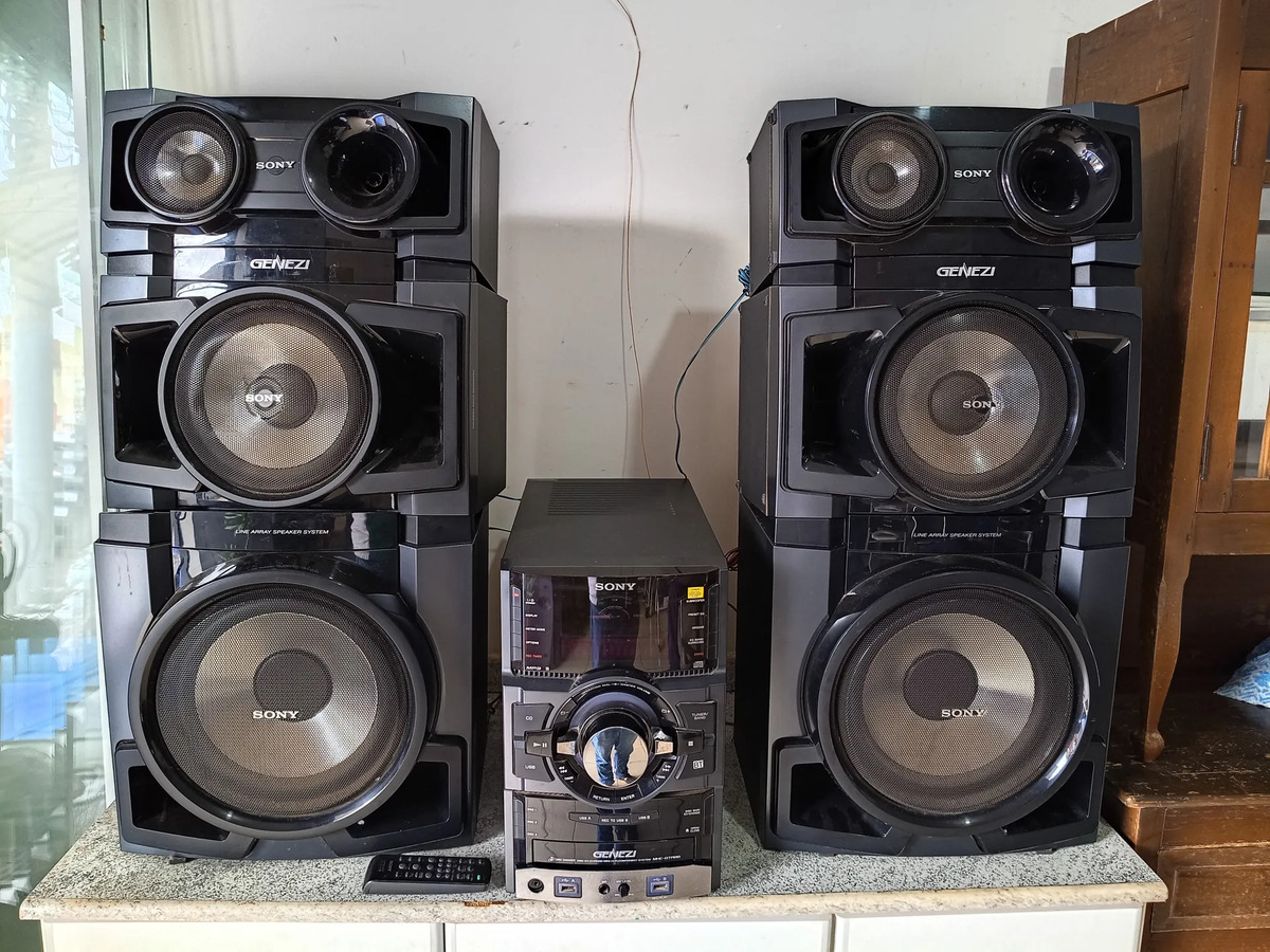 Sony Mini System Genezi Mhc Gtx787 600w Rms 3 Discos Usb | Mercado