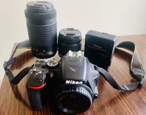 Cámara Nikon D3500 Más Kit De Lentes 18-55mm Y 70-300mm