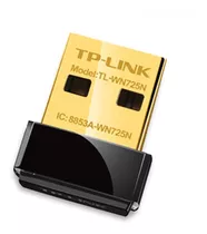 Adaptador Wi-fi Tp-link Wn725n 150mbps 2.4ghz Usb Nano