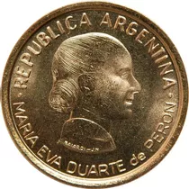 Argentina 50 Centavos 1997 Voto Femenino - Evita - Sin Circ.