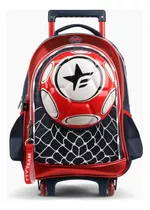 Mochila Escolar Con Carro 18 Pulgadas - Clasica Footy