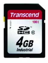 Cartão De Memória Sdhc Transcend 4gb Industrial Ts4gsdhc100i