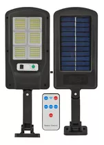 Luz Exterior Foco Solar 100w 240 Leds Sensor Celula+ Control