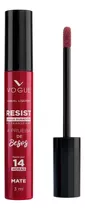 Labial Liquido Vogue Resist Larga Duracion Acabado 100% Mate