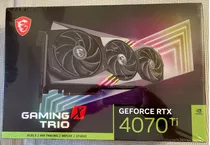 New Msi Gaming Geforce Rtx 4070 Ti 12gb Gdrr6x 