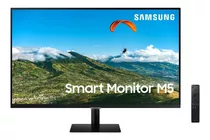 Monitor Samsung M5 Ls27am500nlxzb Smart 27  Full Hd Con Control Color Negro
