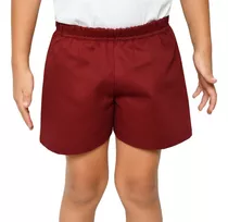 Short Escolar Colegial Gabardina Niños Unisex