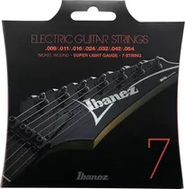 Set De 7 Cuerdas Ibanez Guitarra Eléctrica 009-054