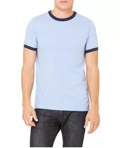 Remera Hombre Ringer Algodón Excelente Calidad 