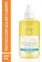 Vichy Capital Soleil Fps50 Agua Protección Solar Hidratante 200ml