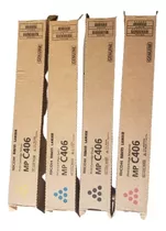 Kit Cartucho De Toner Ricoh Mp C406 C/04 Cores Completo