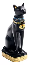 Decoração Estátua Estatueta Do Gato Egípcio Deusa Bastet