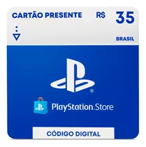 Cartão Presente Playstation Psn Gift Card Br R$ 35 Reais