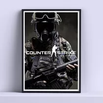 Cuadro Counter Strike Global Ofensive 30x40cm Listo P Colgar