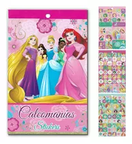 Block De Stickers Calcomanías Princesas Disney - Leoblock -