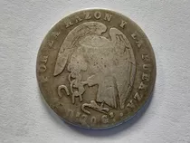 Moneda Chile 2 Reales 1849 Vf + Plata 0.9(x1298