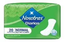 Nosotras Protector Diario Normal Aloe Vera Tipo Algodon 20u