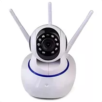 Câmera Segurança 360° Babá Eletrônica Wi-fi  Pets Filhos Casa Cor Branco