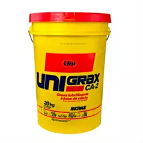 Graxa Lubrificante Unigrax Ca-2 Balde 20kg Amarela 
