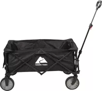 Carro Plegable Carga Ozark Trail, Carrito Multiusos Resistnt Color Negro