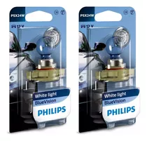 2x Ampolleta Psx24w 12v Philips Blue Vision Philips