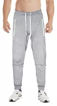 Pantalon Jogging Deportivo Slim Hombre Bolsillos Con Cierre