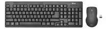 Teclado E Mouse Sem Fio Trust Ziva T22542