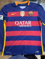 Camisa Barcelona Manga Longa 2015 Nike