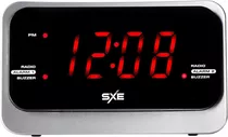 Reloj Digital Escritorio Usb Cargador Numeros Grandes 1.4  Radio Fm Alarma Dual Electrico 110v