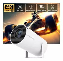 Projetor Hy300 Wifi Hd Android 11.0 Smart Cor Branco 