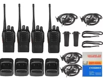 4 Radio Transmisor Portátiles Walkie Talkie Bf-888s Baofeng