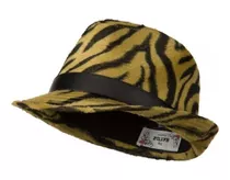 The Hatter Gorro Clasico Fedora Zebra Cafe Talla Unica (m/l)