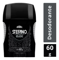 Desodorante En Barra Stefano Original Black Para Hombre 60g