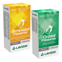 Kit - 01 Orosol Passaros E 01 Aminosol Passaros 10ml