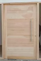 Puerta De Lenga 120 X 240 Cm  Incluye Marco