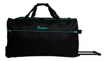 Tula Lugano Voyage 5589 Mediana Negro/turquesa Color Negro