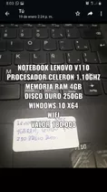Notebook Lenovo V110 80tf Lista