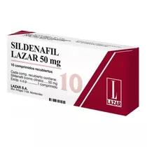 Sildenafil Lazar® 50 X 10 Comprimidos