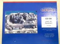 Kit P/ Montar Diorama Small Revetment Custon Dioramics 1/35