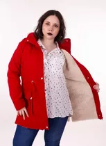 Parka Con Corderito Talles Grandes S Al 3xl Envio Gratis