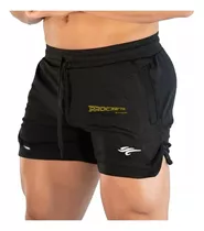 Pantaloneta Corta Licrada Gym Short Corto Media Pierna