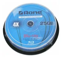 50x Mídias Aone 25gb Blu-ray Frete Grátis