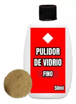 Pulido Vidrio Oxido Cerio 50ml Fino + Paño P/ Taladro