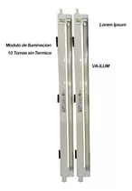 Modulo De Iluminacion Gabitel 10 Tomas S/termica Va-ilum X2