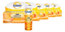 Pack Cebión Vitamina C 10 Comprimidos Efervescentes X 5ud Sabor Orange