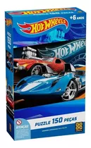 Quebra Cabeça 150 Peças Hotwheels