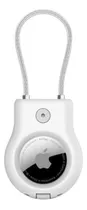 Suporte Para Airtag Belkin Branco Com Corrente De Segurança